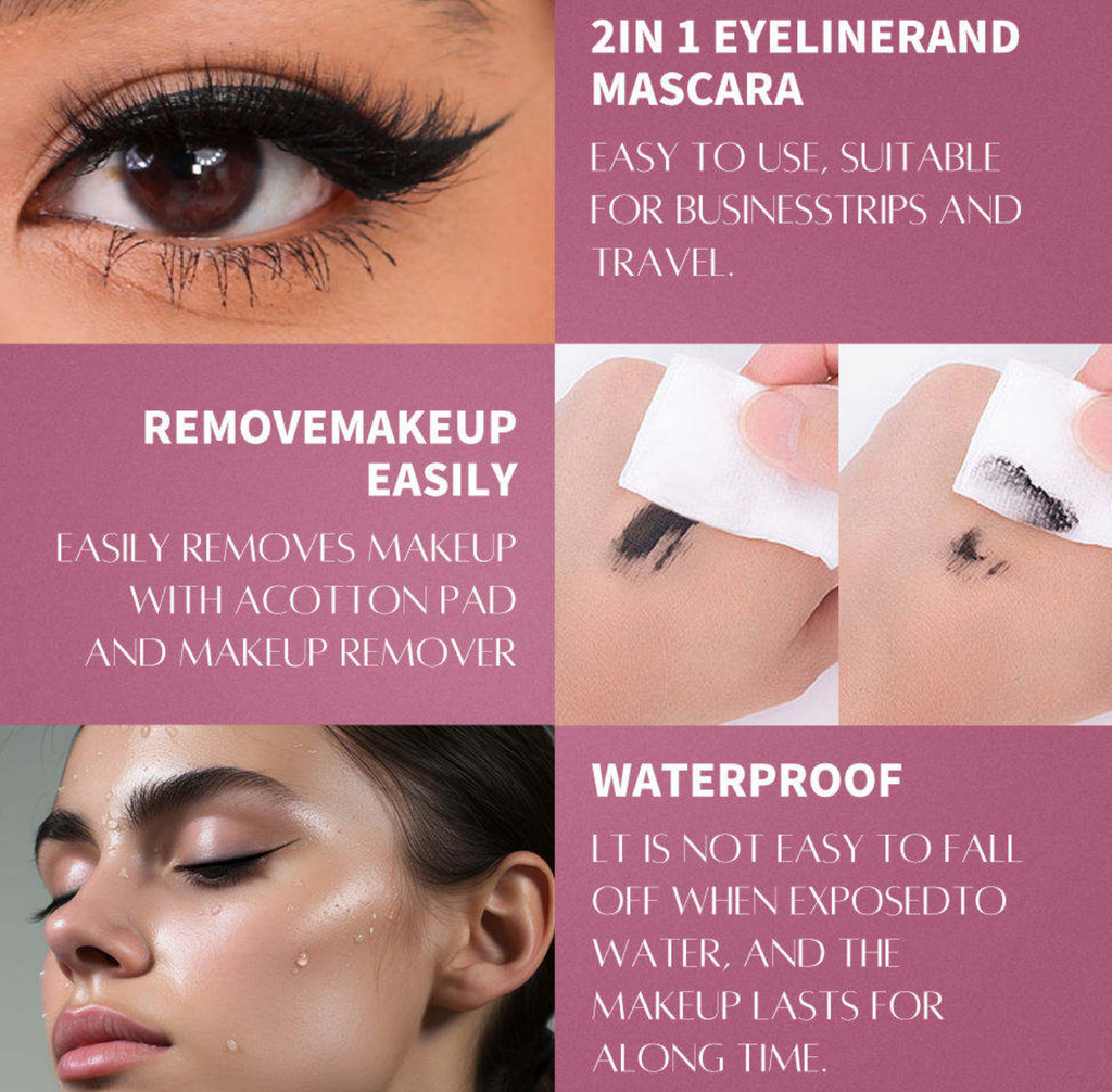 2-in-1 Black Eyeliner & Mascara