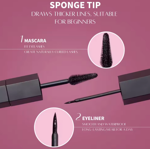 2-in-1 Black Eyeliner & Mascara