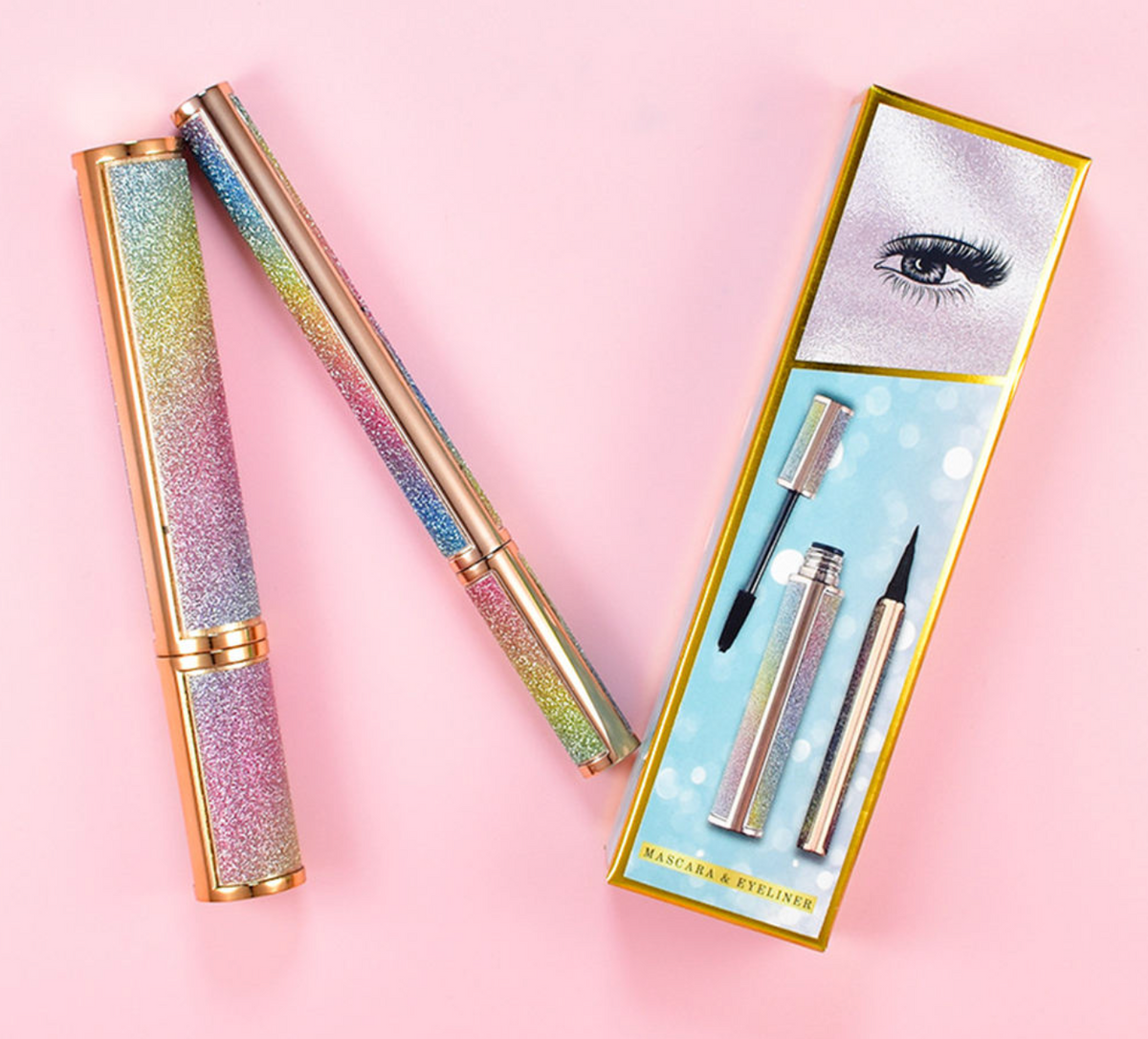 Rainbow Starry Sky Mascara & Eyeliner Kit