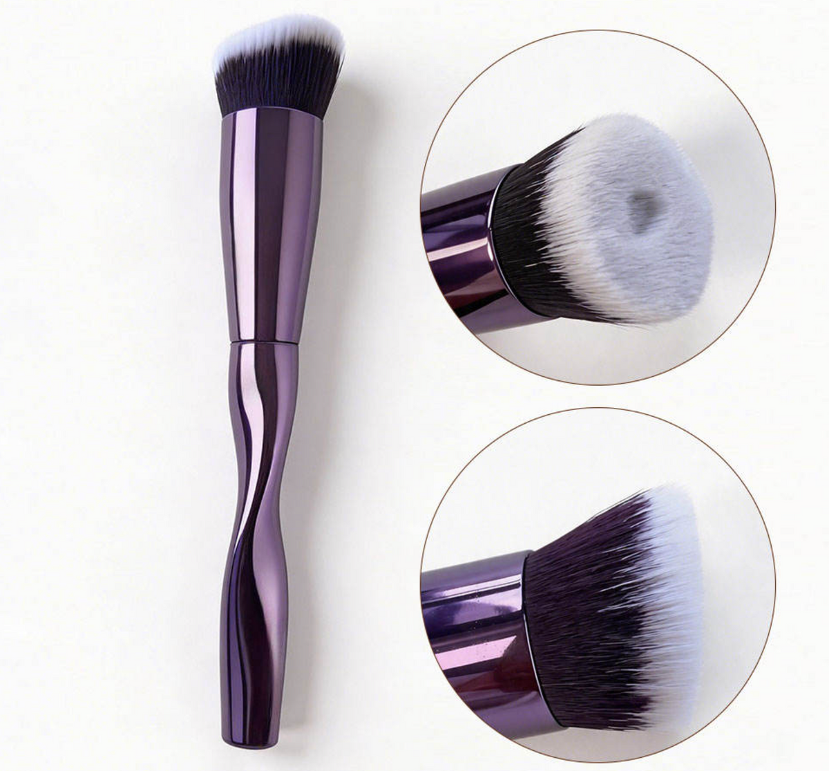 Luxury Purple Foundation Brush