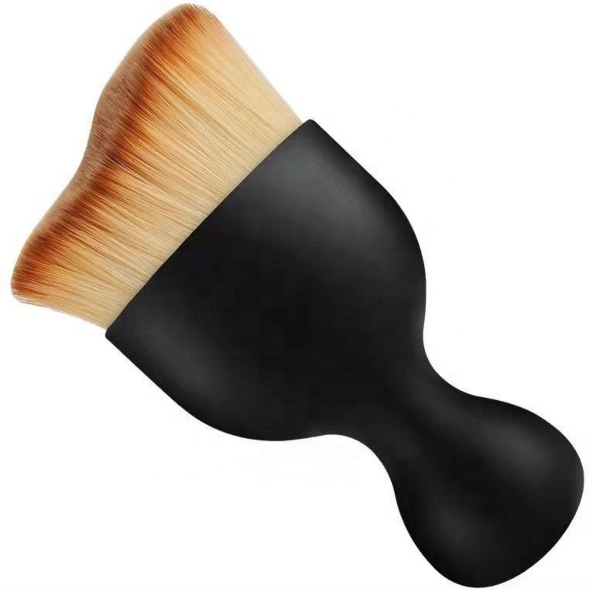 Black Wave Curved Makeup Brush